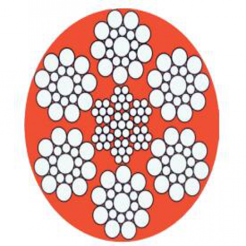 6X19 類(lèi)注塑石油鉆井鋼絲繩